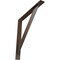 Ekena Millwork Traditional Steel Bracket, Hammered Brown 2"W x 18"D x 18"H BKTM02X18X18TRHBR - alternate 1